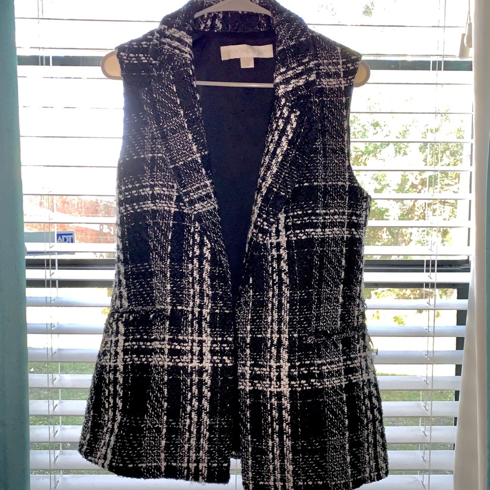 Boston Proper Tweed Vest